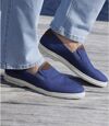Mocassins van elastisch denim Atlas For Men