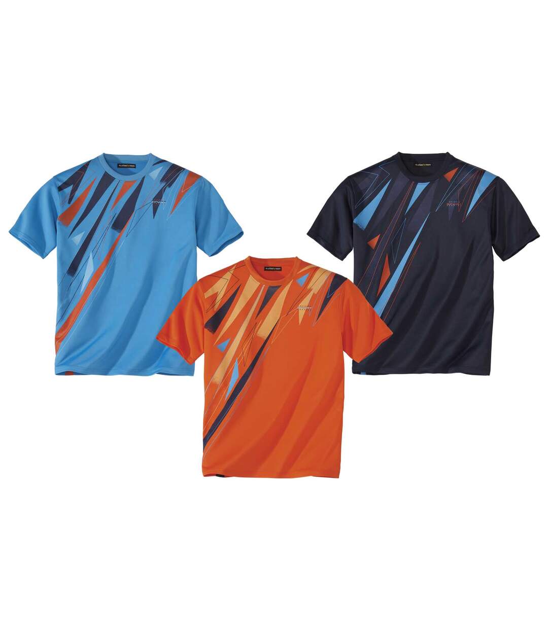 3er-Pack T-Shirts Summer Sport Atlas For Men