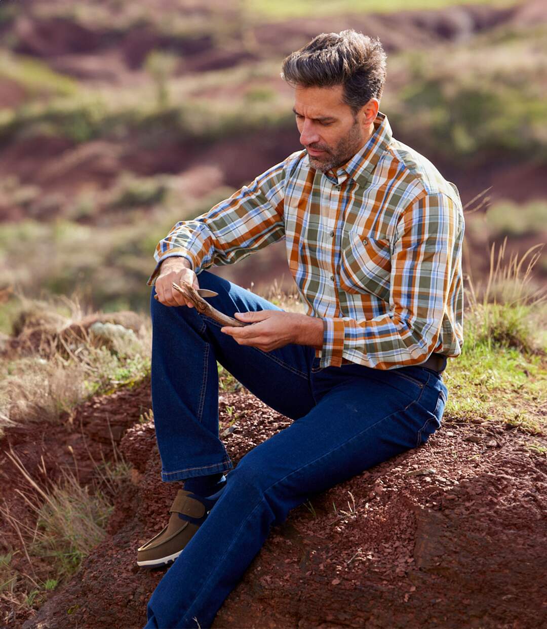 Chemise Popeline à Carreaux 