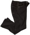 Zwarte regular stretch jeans Atlas For Men