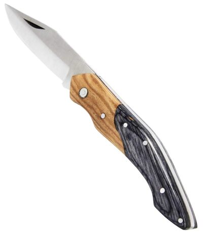 Messer mit Griffschalen aus gefärbtem Holz