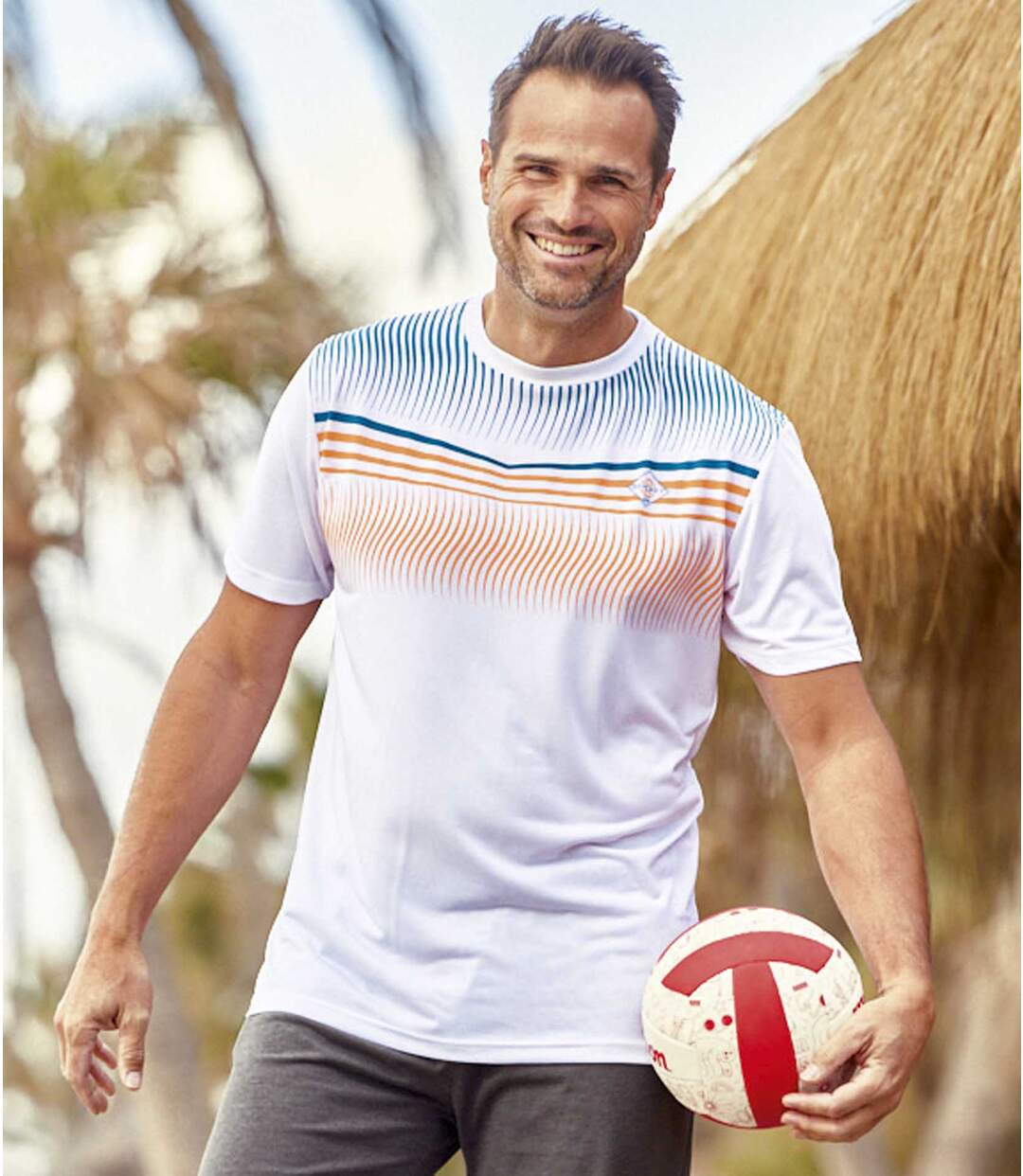 Sada 3 sportovních polyesterových triček Atlas For Men