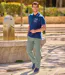 Pack of 2 Men's Pacific Piqué Polo Shirts - Navy Purple-5