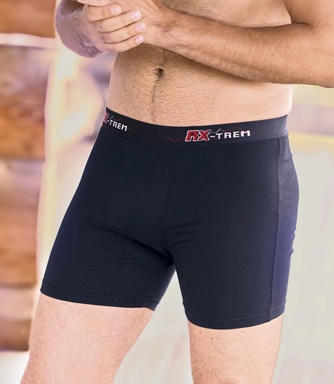 Le Lot de 6 Boxers Stretch Unis RX-2