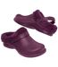 Women's Purple Sherpa-lined Clogs-1