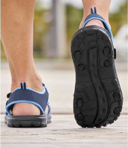 Men's Summer Sandals - Grey Blue
