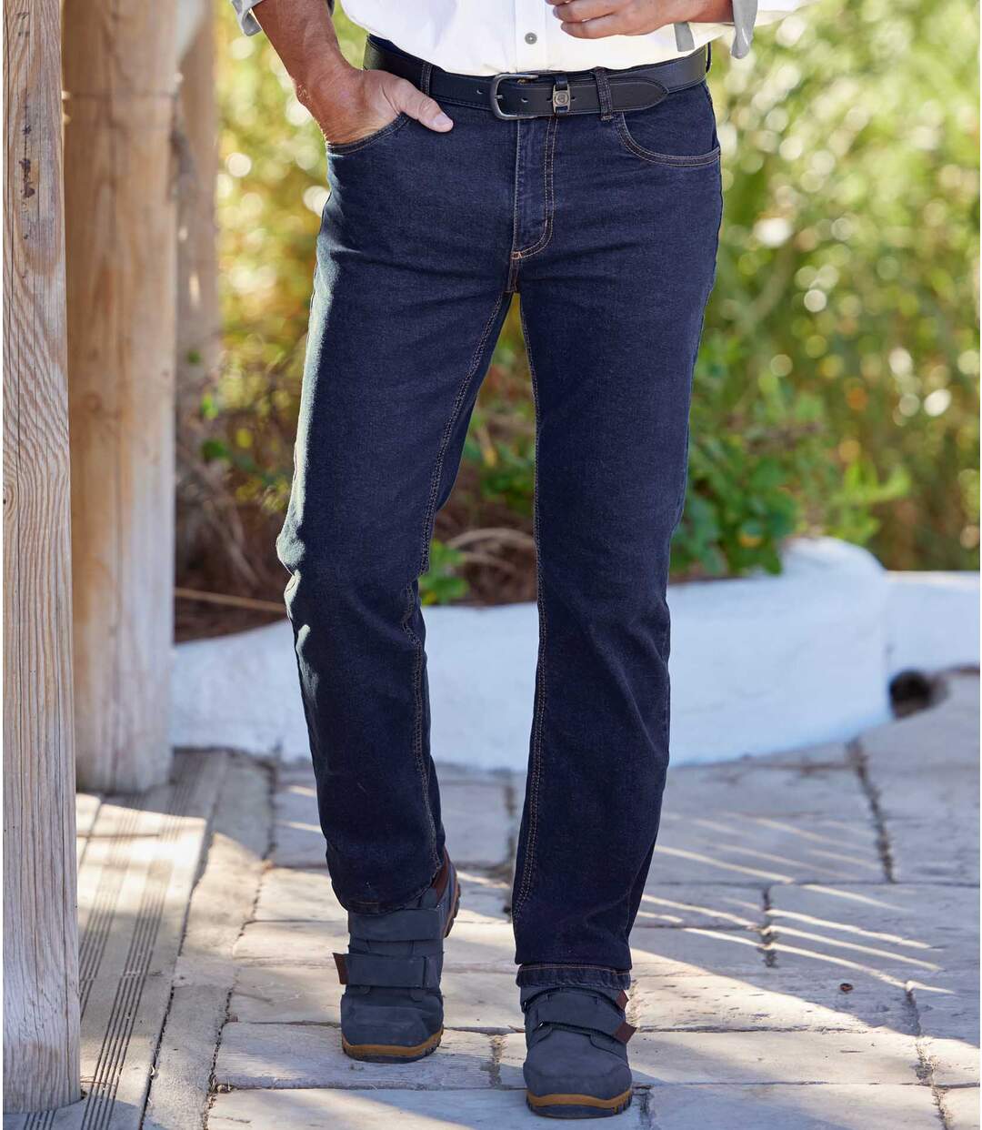 Jean Denim Stretch Bleu Foncé