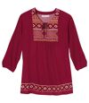 Modische Viskose-Bluse im Folklore-Stil Atlas For Men