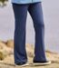 Alakformáló, bővülő szárú sztreccs legging nadrág-3
