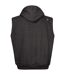 Duke Mens Blake Kingsize Sleeveless Hoody (Charcoal Melange) - UTDC194-3