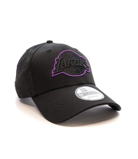 Casquette Noir/Violet Homme New Era Metallic Outline Los Angeles Lakers - OSFM