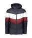 Doudoune Motif/style Blocs De Couleurs Homme Bleu Marine Foncé Blanc Rouge Lyle & Scott-1