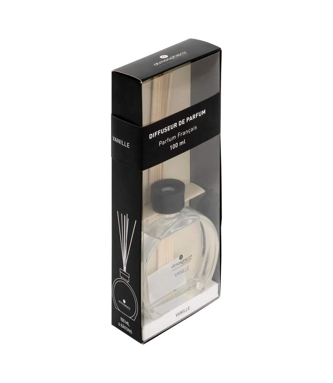 Diffuseur de Parfum & 6 Bâtonnets Haly 100ml Vanille-2