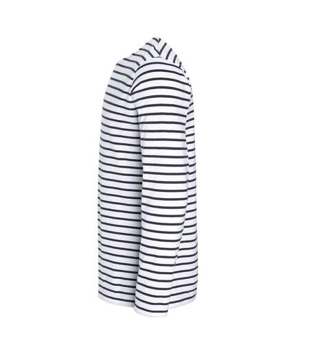T-shirt Marine Homme Blanc Bleu Marine SOLS
