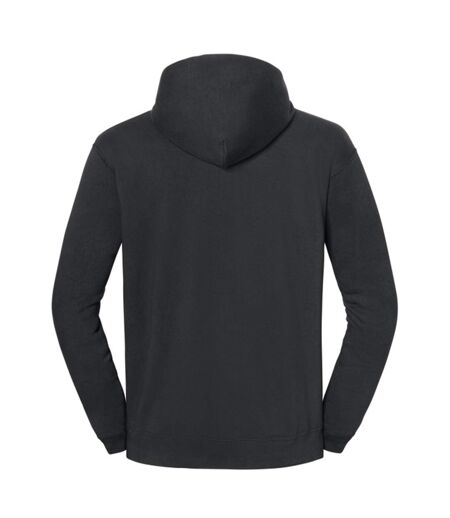 Mens Iconic Premium Hooded Sweat Jacket Light Graphite Fruit Of The Loom