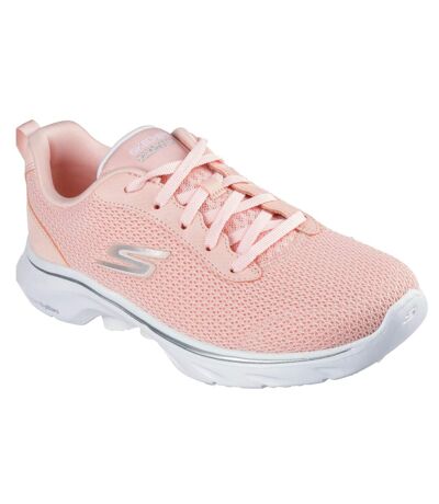 Womens/ladies Go Walk 7 Kaylor Trainers Peach Skechers
