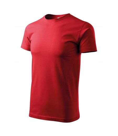 Unisex Adult New Heavyweight T-shirt Red Adler