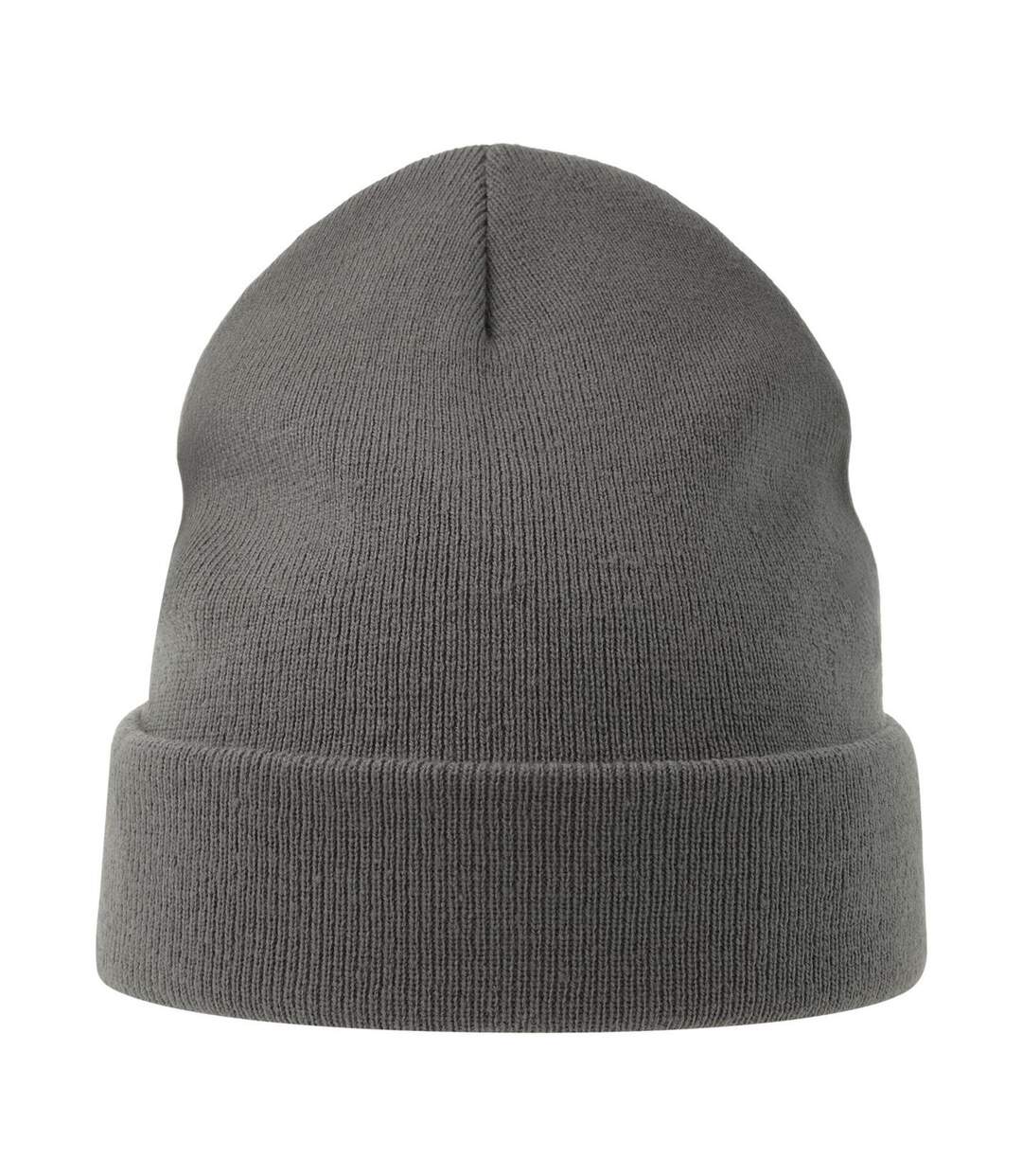 Unisex adult pier polartech lined beanie dark grey Atlantis-1