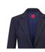 Veste De Costume Femme Bleu Foncé Hugo-3