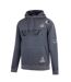 Mens Nasa Hooded Drawstring Hoodie Grey SoulCal-3