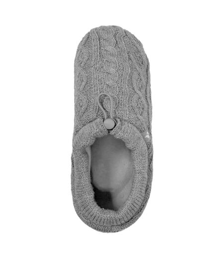 Heat Holders - Chaussons chauds tricotés à cordon pour femme pour l'hiver