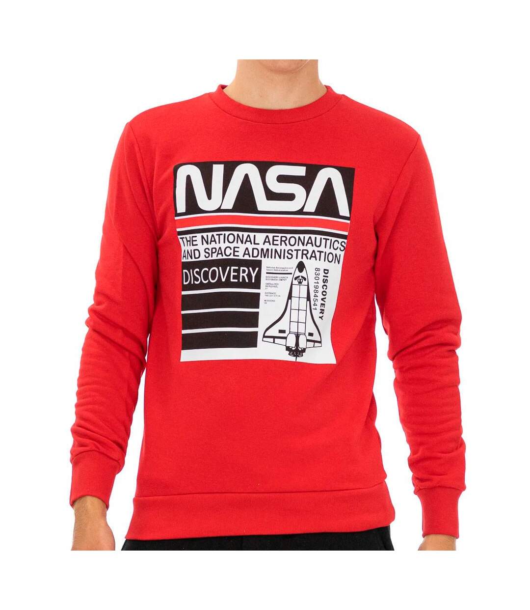 Sweat Rouge Homme Nasa 58S - L-1