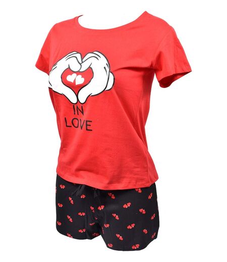 Pyjama Femme MINNIE en Coton -Chaleur,Douceur et Confort- Pack de 2 Pyjacourt EV3583