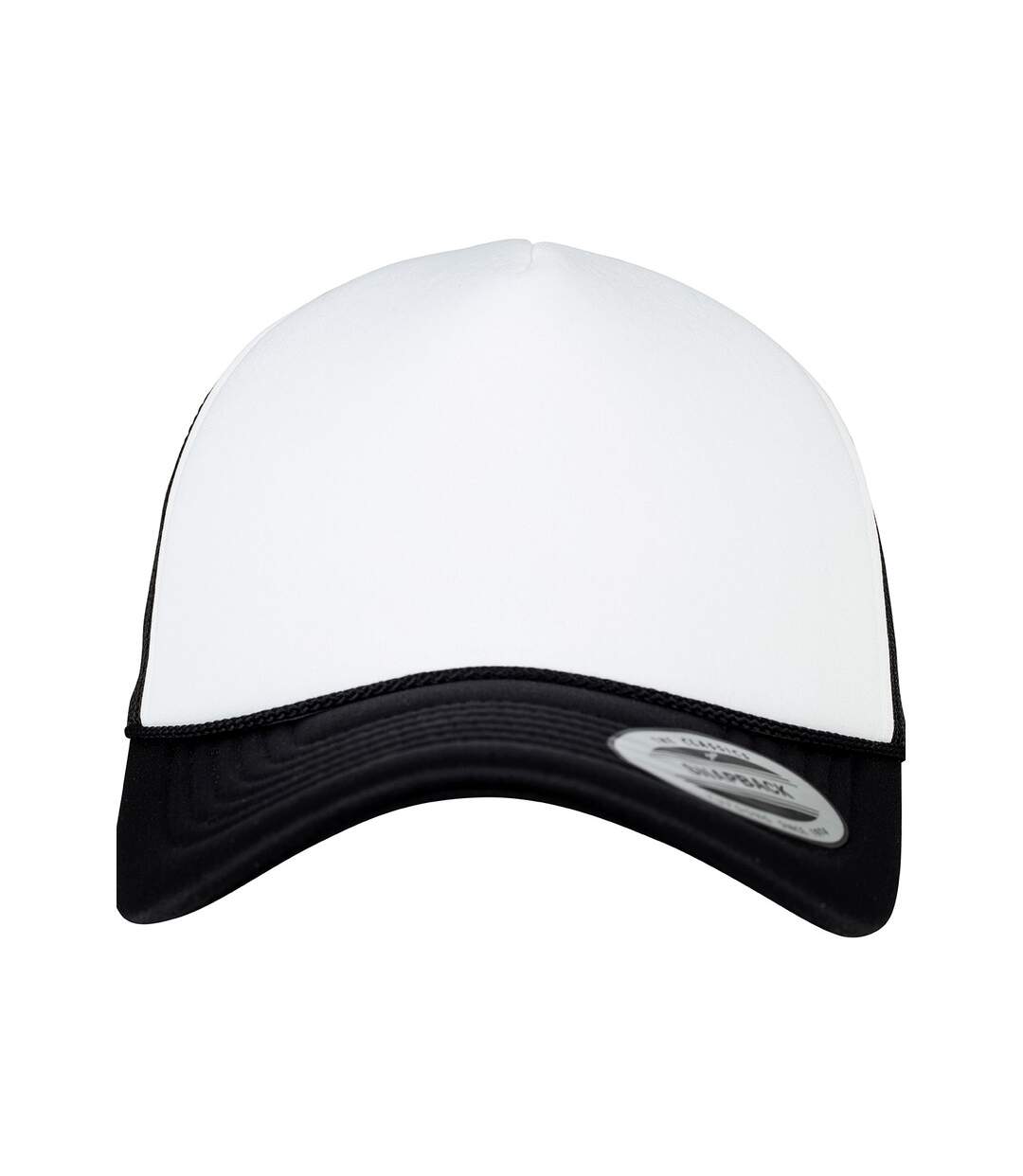 Casquette trucker adulte blanc / noir Flexfit-1