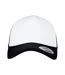 Flexfit Unisex Adult Foam Curved Peak Trucker Cap (White/Black)