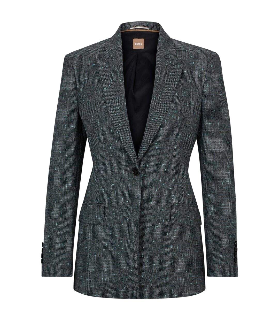 Veste De Costume Femme Noir Boss-2