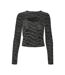 T-Shirt manches longues noir femme vero moda lucy-1