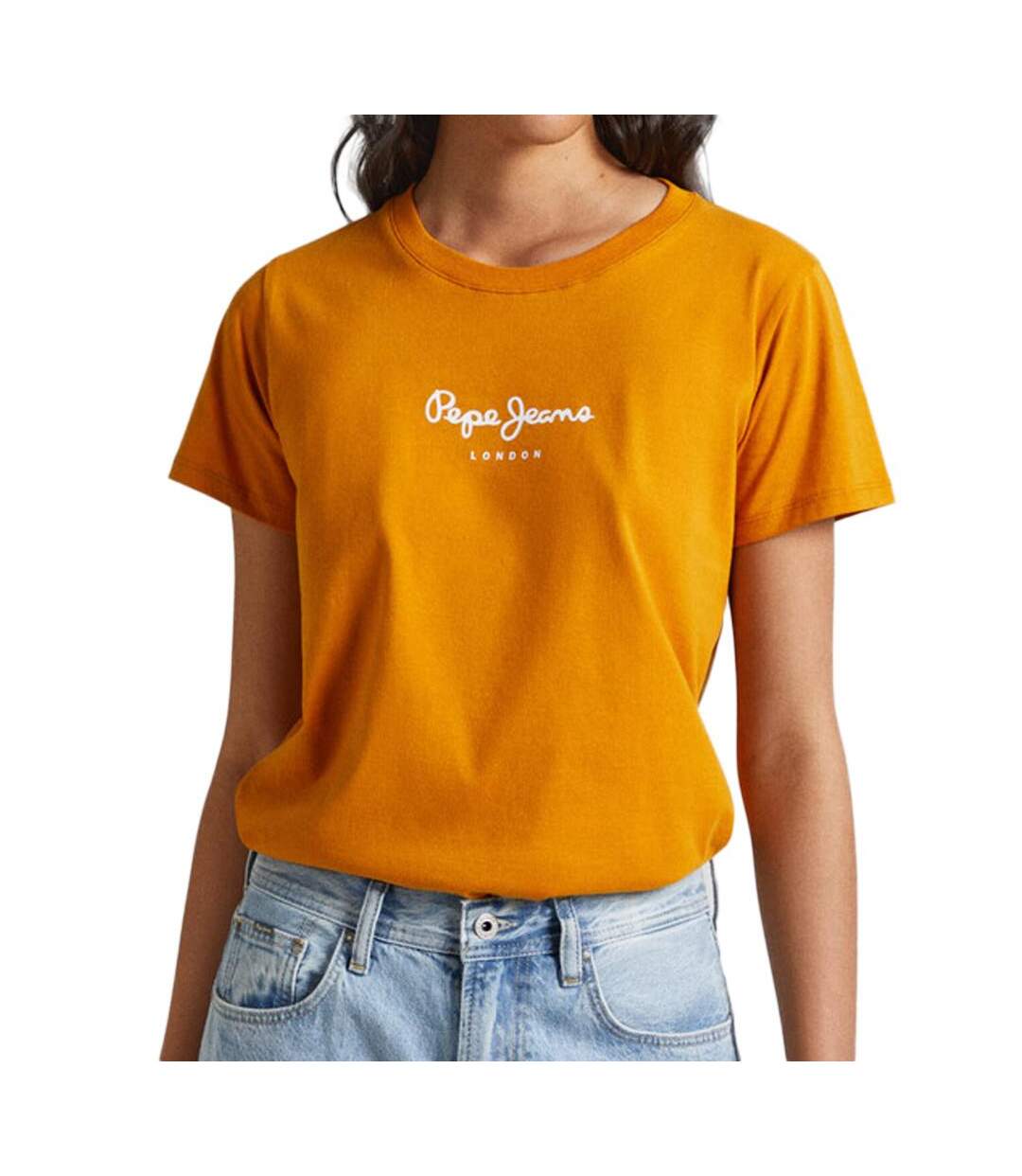 T-shirt Orange Femme Pepe jeans Wendys - L-1