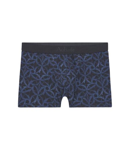 AUBADEMEN Boxer Homme Coton Modal GOTH Bleu