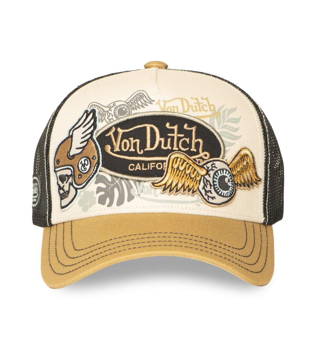 Casquette trucker filet patch brodé Patches Vondutch-2