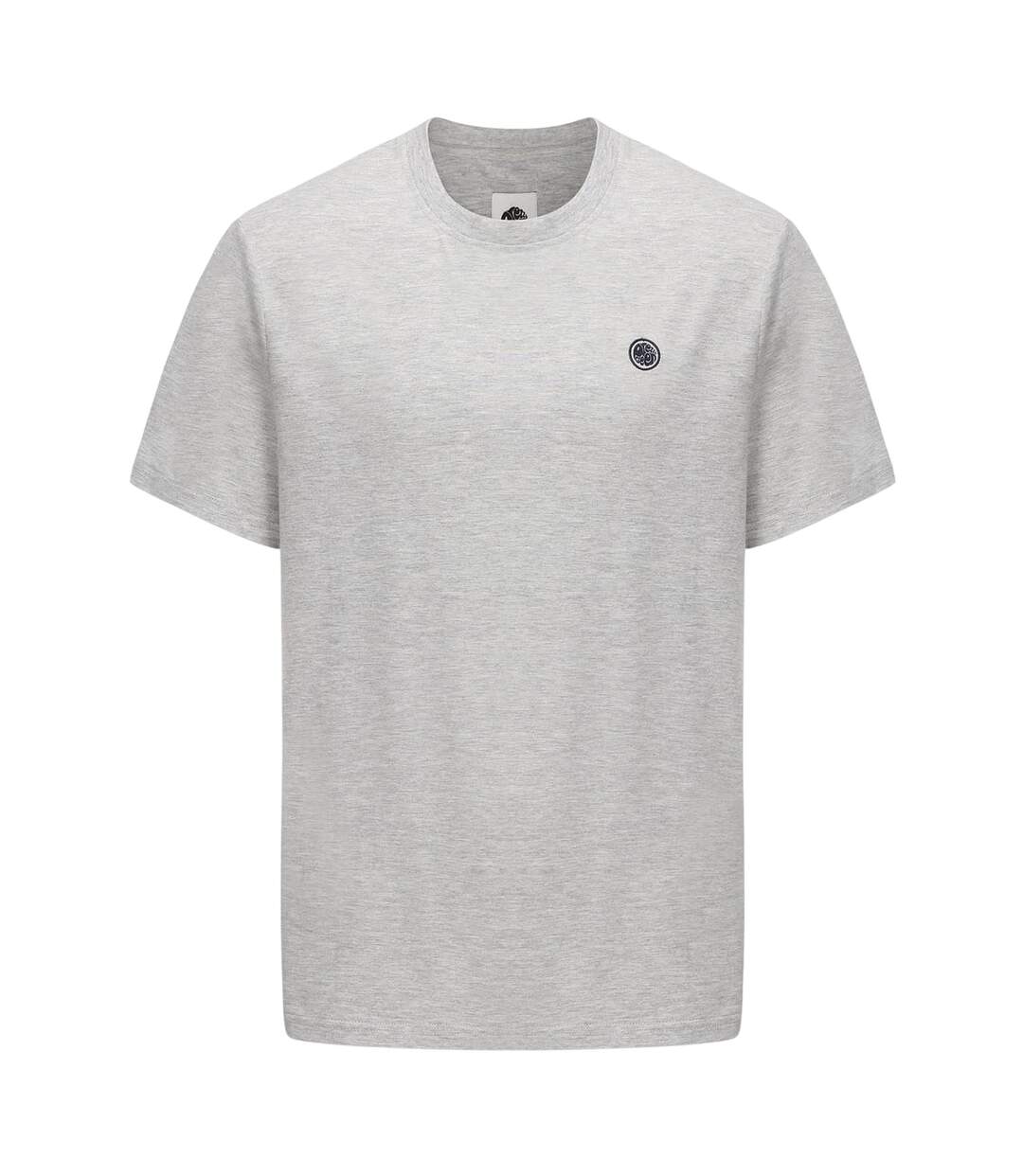 T-shirt Motif/style Logo Sur Poitrine Homme Gris Chiné Pretty Green-1