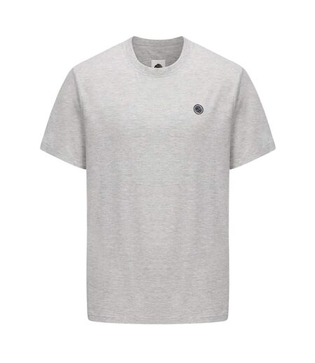 T-shirt Motif/style Logo Sur Poitrine Homme Gris Chiné Pretty Green