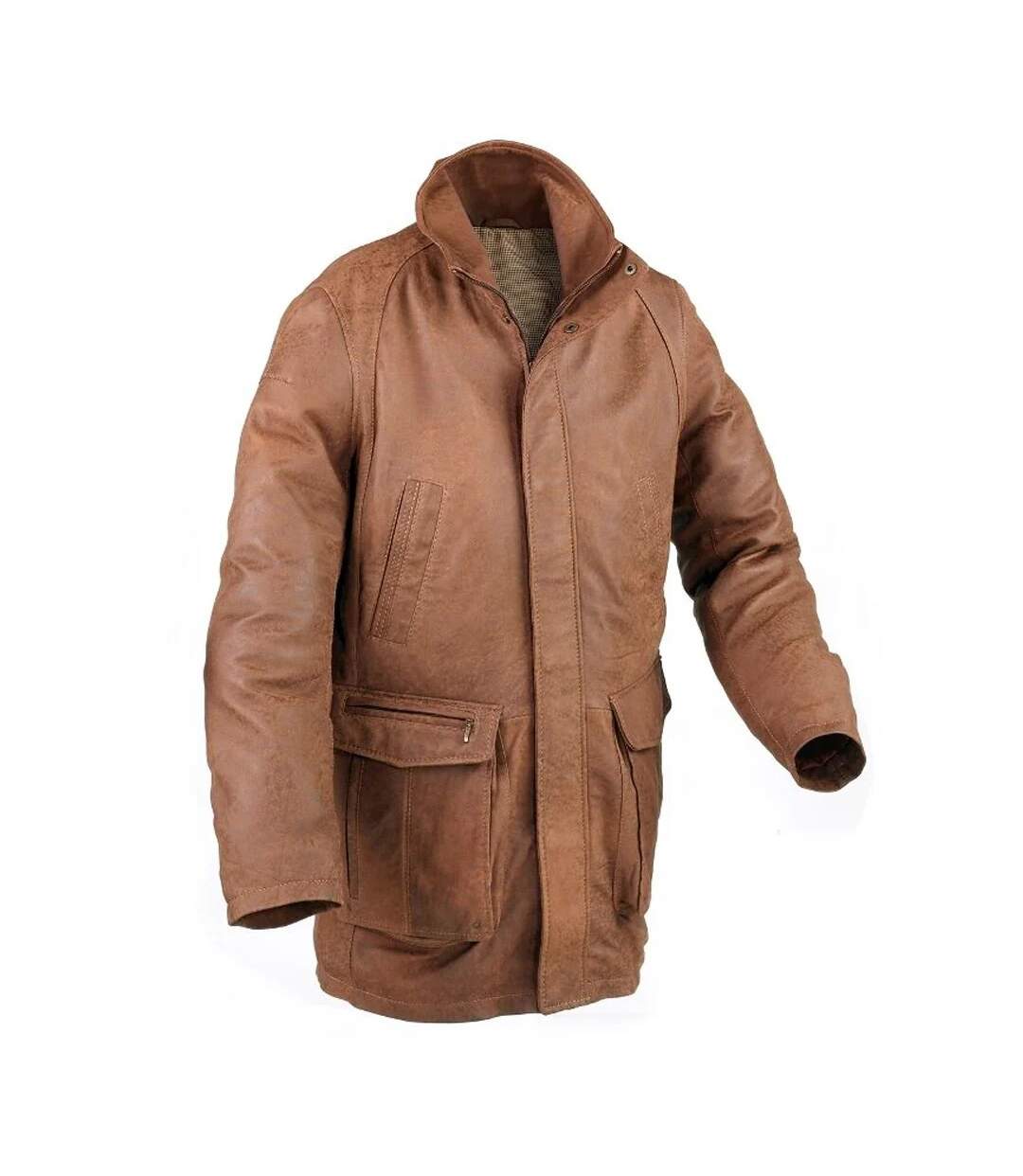 Veste homme cognac Eastern Counties Leather-1