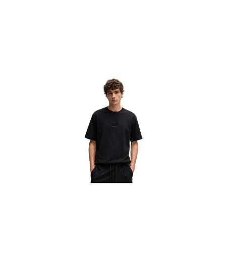 T-shirt Manches Courtes Motif/style Logo Homme Noir Hugo