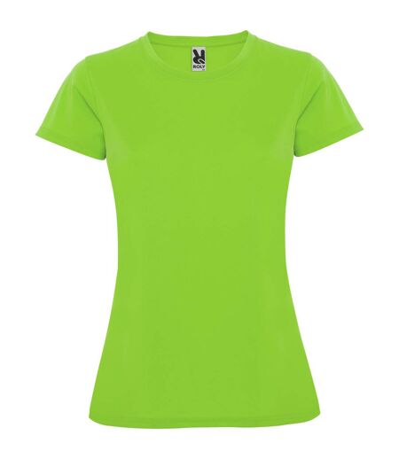 T-shirt Montecarlo Femme Vert Citron Roly Sport