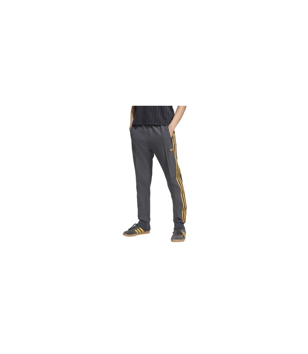 Pantalon De Survêtement Motif/style Manchester United Fc Terrace Icons Homme Noir Adidas-1