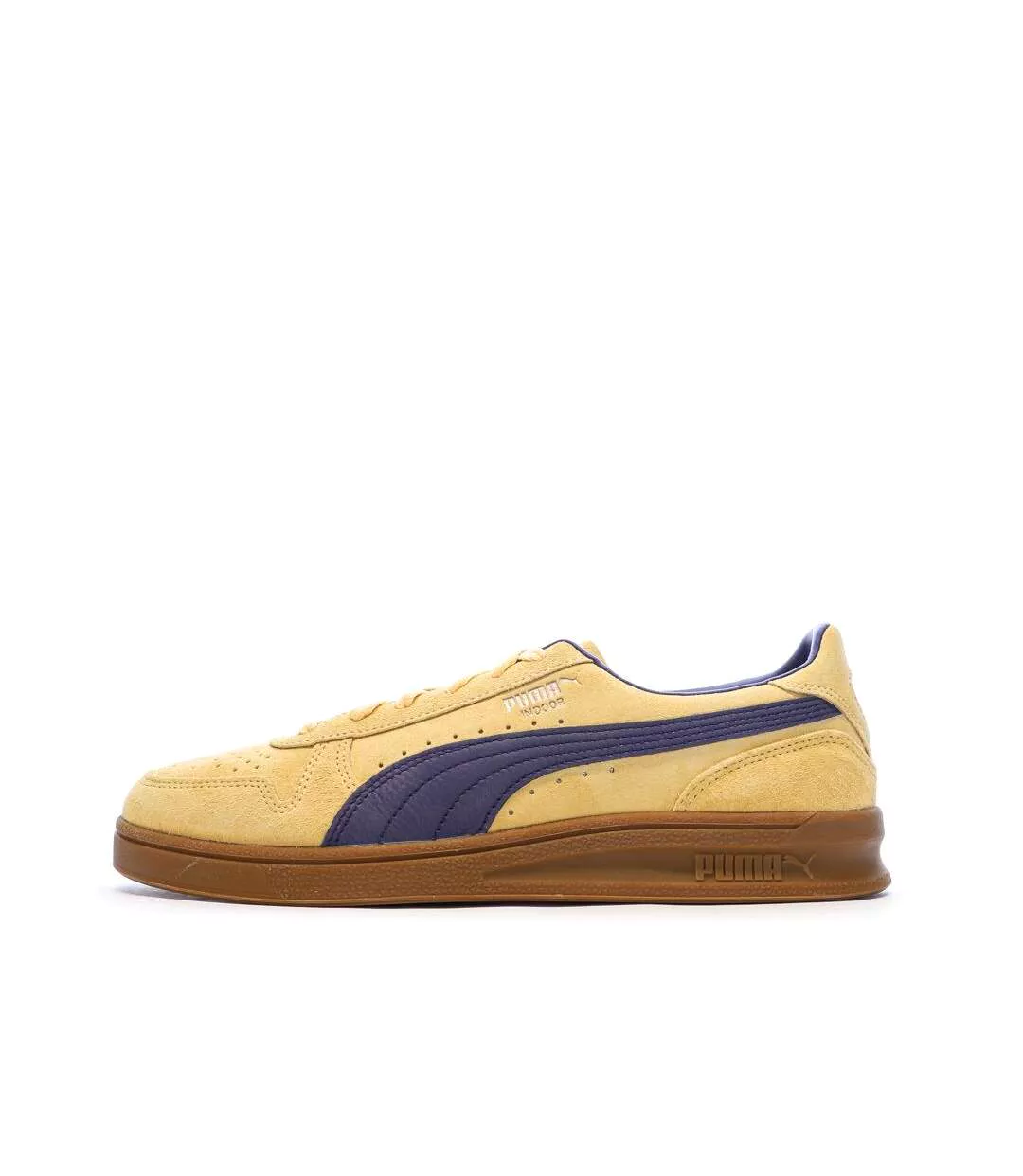 Baskets jaunes homme puma indoor soft-1