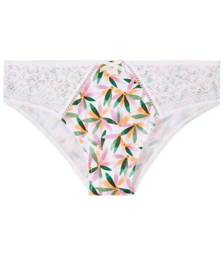Culotte blanche imprimé Ella