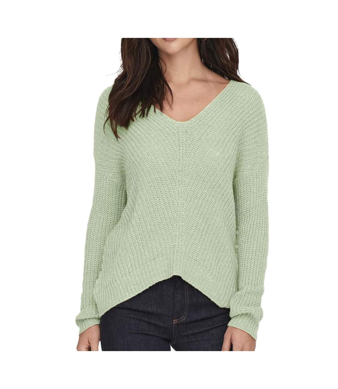 Pull Vert clair Femme JDY MEGAN - L-1