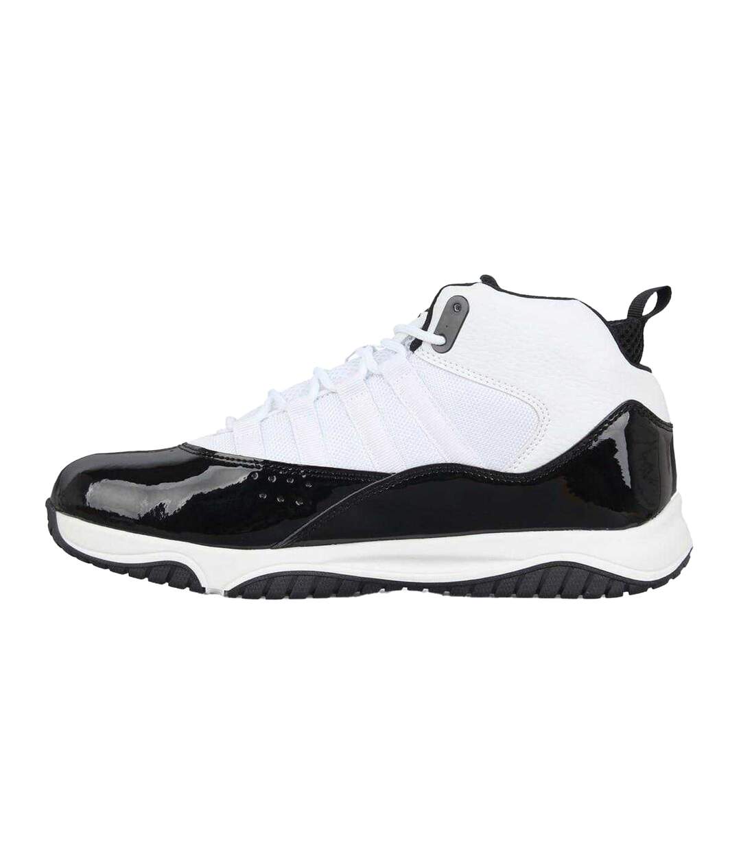 Chaussures De Basket Shuttle Homme Blanc Noir Rise-3