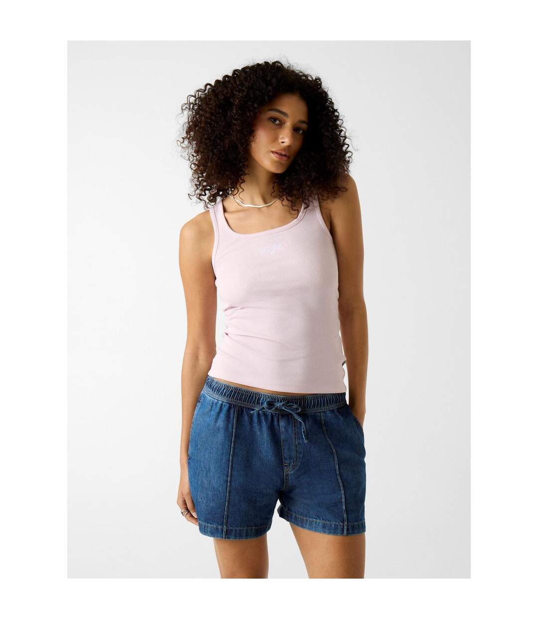 Débardeur Motif/style Étoile Femme Lilas Guess-1