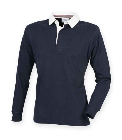 Haut de rugby premium homme bleu marine Front Row