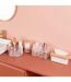 Organisateur de Maquillage Rotatif Selena 23cm Transparent-2