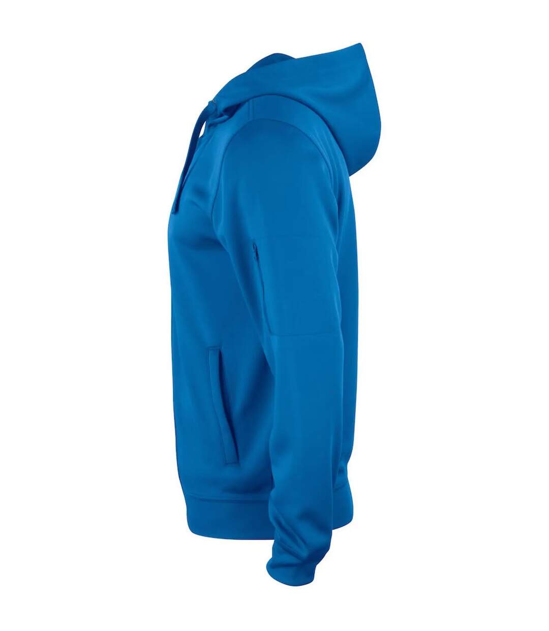 Veste À Capuche Basic Active Homme Bleu Roi Clique-3