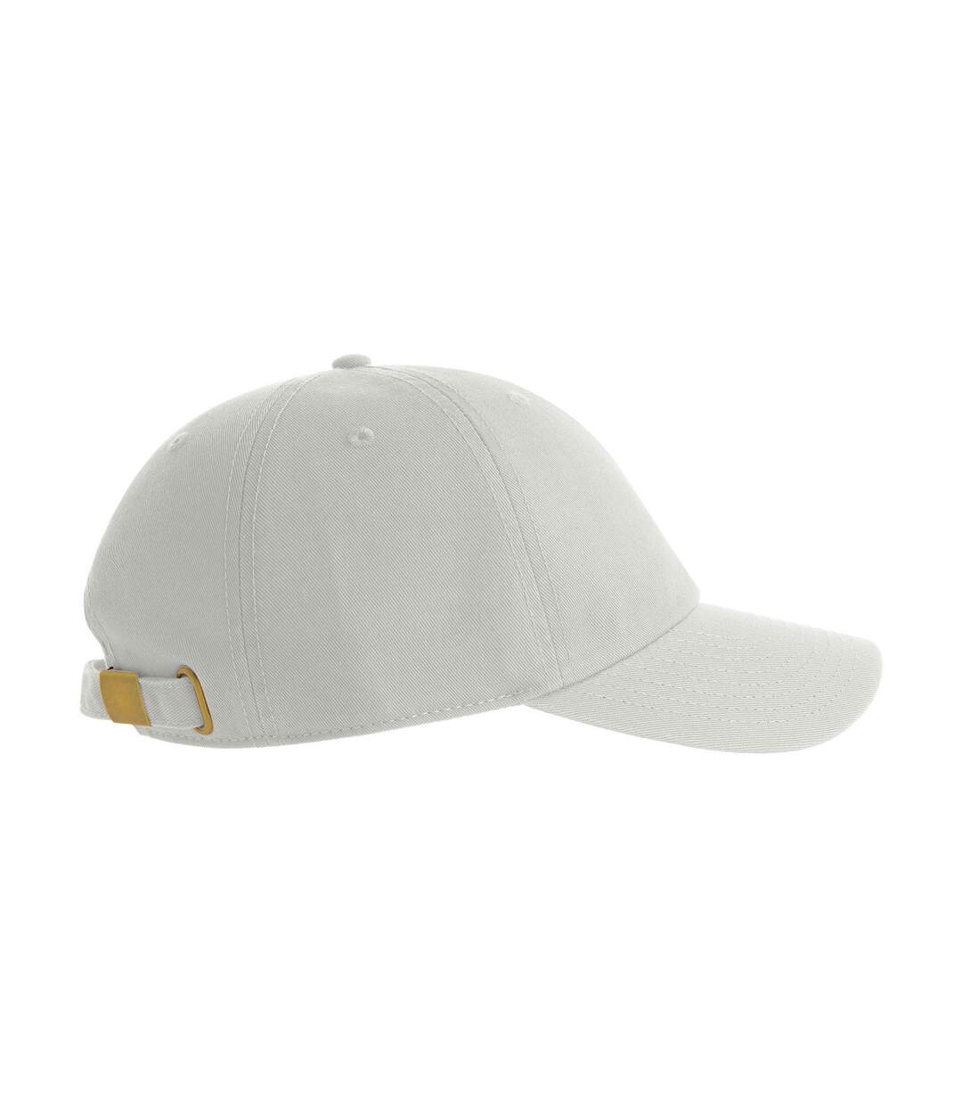 Casquette déstructurée 6 panneaux mixte blanc Atlantis-4