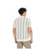 Polo Motif/style Rayé Homme Crème Gris Clair Vert Moyen Brave Soul-3